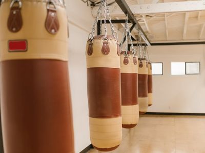 Soft light hitting the gym floor